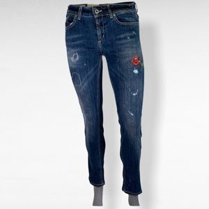 Dondup- Monroe embroidered jeans